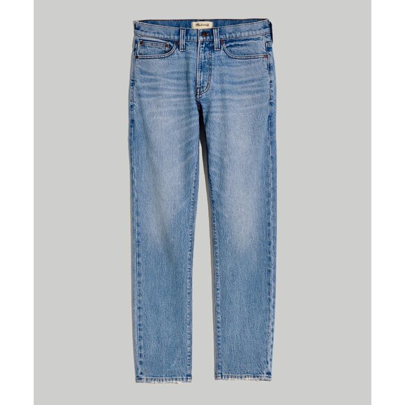 NWT Mens Size 34 34x32 Madewell Slim Blue Jeans in Becklow Wash NEW